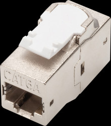 DN-93906 Cat.6a Class EA Modular Coupler, shielded