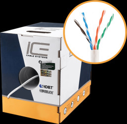 ICE-CAT6A-BLUE Cat.6A Cable, UTP, 23AWG, 305m