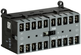 Stycznik miniaturowy B7-30-01-F-80 nawrotny 220 ... 240 V AC - 3 NO - 0 NC konektory płaskie GJL1311903R8010