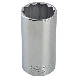 Expert E117285 Bi-Hexagon Deep Socket 1/2in Drive 19mm