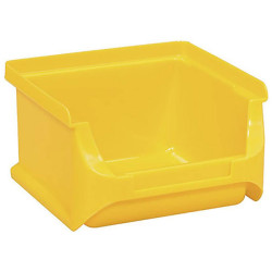 Allit 456202 Storage Bin 100x60x100mm Yellow Stackable High Load Capacity