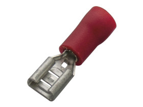 Nasuwka izolowana 0,5-1,0/2,8x0,8 PVC czerwona 100szt. 260382 HAUPA