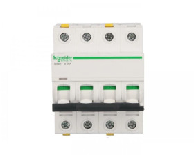 Wyłącznik nadprądowy 4P C 16A 10kA AC iC60H-C16-4 Acti9 A9F07416