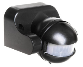 Czujnik ruchu 1200W 180 stopni IP44 czarny 5 lat gwarancji OR-CR-201/B