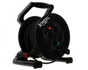 Przedłużacz bębnowy XREEL 30mb H05VV-F 3x1,5 IP44 4xGS 230V 92503H48163