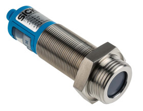 Ultradźwiękowy czujnik poziomu Ultradźwiękowy czujnik poziomu z wyświetlaczem Gwint G1 0-10, 4 to 20 mA, PNP PBT, stal