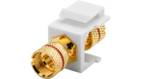 Keystone Moduł Głośnika - Zacisk Biegunowy Czerwony 79484