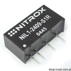 NIL1-2409-S1R DC-DC In 24V Out 9V 1A SIL4 NITROX