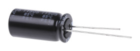 Kondensator 2200μF 16V dc Radialny, Otwór przelotowy Rubycon roztaw: 5mm 10 (Dia.) x 20mm