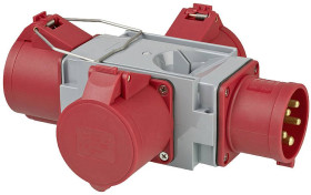 Złącze przemysłowe - zasilające 32A 3P+N+E (5p) brennenstuhl Montaż podłogowy, montaż w szafie typu Rack, montaż ścienny