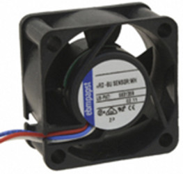 DC axial fan, 24 V, 40 x 40 x 20 mm, 10 m³/h, 18 dB, sintec slide bearing, ebm-papst 414/2