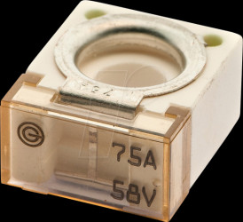 CF075 Automotive fuse, cubeOTO, 58 Vdc, 75 A