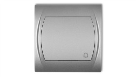 Logo Przycisk /Dzwonek/ Podświetlany Srebrny Metalik 7Lwp-4L