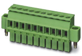 Wtykowy blok zaciskowy 10 -pinowe raster 3.81mm Montaż na kablu Żeński Phoenix Contact