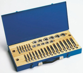 Zestaw gwintownika i narzynki elementy 29 rozmiar gwintownika M20 RS PRO HSS