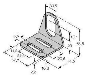 Turck 6945005 Kątownik mocujący MW-30 1 szt.