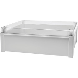Fibox 5824009 TPC 34x29x12cm T Enclosure, PC Clear transparent cover