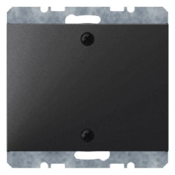 K.1 Zaślepka z elementem centralnym montowanym na śruby antracyt mat lakierowana 10457106