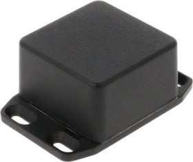 Aluminum die cast enclosure, (L x W x H) 51 x 51 x 31 mm, black (RAL 9005), IP65, 1590WLBFLBK