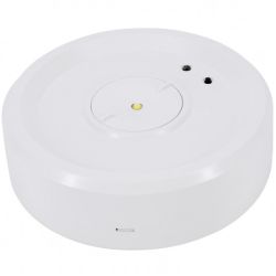 Oprawa awaryjna optyka otwarta SKALER 3W 151lm IP40 biała okrągła Luxmena BEMKO