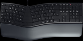 JK-4500CH-2 Keyboard, USB, black, ergonomic, Layout: CH