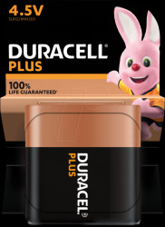 PLUS-4,5V K1 Duracell Plus, alkaline battery, flat battery, pack of 1