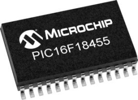 Mikrokontroler Microchip PIC16LF SOIC 28-pinowy Montaż powierzchniowy PIC 14 kB 8bit CAN: 32MHz RAM:1,024 kB Ethernet: