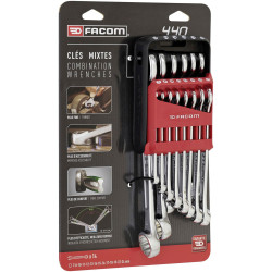 Facom 440.JP14PB Crowfoot Wrench Set 14-Piece 7-24mm OGV-12 Profile