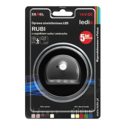 Oprawa schodowa LED Rubi PT 14V DC regulowany czujnik CZN biała zimna LED10921661