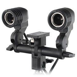 Oprawa plastik podwójna F&V E27 model st-222 do żarówek fotograficznych