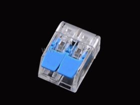 Złączka wielokrotnego użytku Wago 2x4mm; niebieska