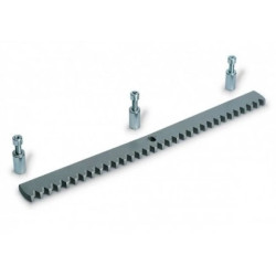 Listwa zębata metalowa ocynkowana z tulejami 30x10 mm, dl.1m moduł 4 C10MM