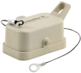 Cover cap, size HQ, plastic, cross bow locking, IP65, 1251660000