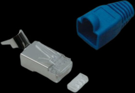 Plug, RJ45, 8 pole, 8P8C, Cat 7, IDC connection, 143307