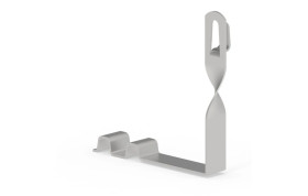 Uchwyt pod dachówkę L-150mm nierdzewny z zamkiem skręcony 11.5 NI /91105005/