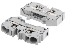 Blok zacisków przelotowych WAGO poziomy: Pojedynczy 20 → 4AWGWciskany zacisk Cage Clamp TOPJOB S, 2016 76A 800 V