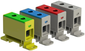 Złączka szynowa 1-torowa 50mm2 czerwona ZGX 1x50 szara wer2 ENE-00194