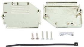 Osłona tylna D-Sub 37 -pinowe Termoplastyczny Kątowy, Proste Amphenol Communications Solutions C