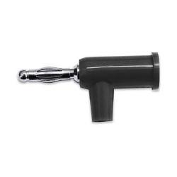 Mueller BU-P1825-0 Jack Plug Black 22-18 AWG Non-Solder 1 Piece