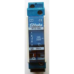 Eltako R12-100-24V DC Relay 8A 24V 1 NO 1 NC DIN Rail Mounting