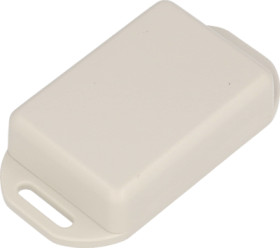 ABS miniature enclosure, (L x W x H) 50 x 35 x 15 mm, light gray (RAL 7035), IP54, 1551FFLGY