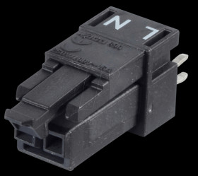 890-802 Mini PCB jack, for perfboard, straight, 2-pole