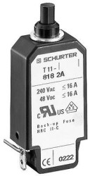 Circuit breaker, 1 pole, T characteristic, 4 A, 48 V (DC), 240 V (AC), solder connection, drop-in, IP40, 4400.0185