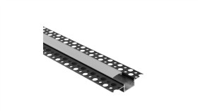 Profil Gps01 Podtynkowy Czarny + Klosz Mrożony 1M