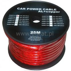 Przewód zasilający 6Ga 13,29mm2 czerwony CU+AL