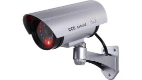 Atrapa Kamery Tubowej Srebrna At-1B-S