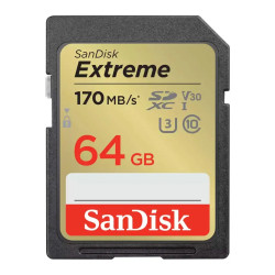Pamięć - karta SDXC 64GB SanDisk Extreme 170MB/s