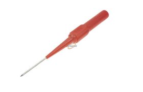 KOŃCÓWKA POMIAROWA IGŁA 1mm na banan 4mm 1A 30V CZERWONA