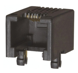 Złącze RJ45 Żeński Złącze RJ45 Przewlekany Cat3 Amphenol Communications Solutions Poziomy 6P6C-żyłowe