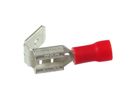 Konektor izolowany 6.3mm/0.8mm żeński + męski (100szt.)